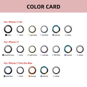 Protection d'objectif Eagle Eye Ring Camera AR anti-reflet, antichoc et anti-chute pour iPhone 17/17 Air/17 Pro/17 Pro Max - Argent - Product Image 2