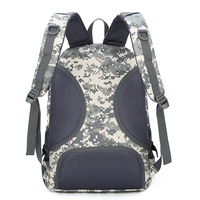 Sac à dos tactique pour ordinateur portable QXMOVING, imperméable, en Oxford, camouflage, pour hommes, avec port USB, pour le camping et la chasse