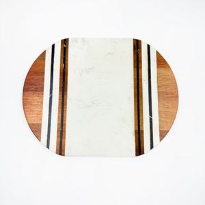 Planche à découper en bois d'acacia Chobi Family, 36x28x1.3cm, double face, pour la cuisine à domicile - Product Image 1