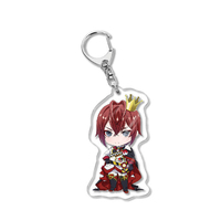 Porte-clés en acrylique Twisted Wonderland, pendentif de sac, porte-clés de voiture, accessoire créatif de dessin animé, pendentif de sac à dos, cadeau