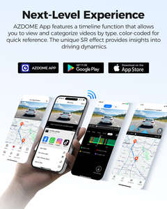 Azdome pg17 Pro Dual imx678 starvis2 gương chiếu hậu máy ảnh với 5.8GHz Wifi toàn cầu khe Cắm hệ thống 4K + 2.5K phía trước và phía sau dashboa - Product Image 4