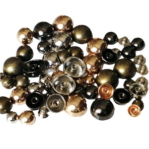 Half-Round Screw Rivets Zinc Alloy Anti-Slip <b>Bag</b> <b>Accessories</b> DIY Hardware Decorative Parts - Product Image 1