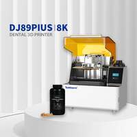 Printer Resin Gigi Format Besar 3D DJ89 PLUS Akurasi Tinggi Kecepatan Tinggi Model Sumbu XY Garansi 1 Tahun USB
