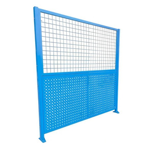 Panneau de séparation en aluminium perforé transparent avec base solide pour terrasse, balcon, balustrade, écran de protection solaire - Product Image 1