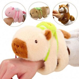 Fluffy Anime Magnetic Snap Big Head <b>Stuffed</b> Animal Wristband Plush <b>Toy</b> with Super <b>Soft</b> Plush PP Cotton Filling and Mesh Lining - Product Image 4