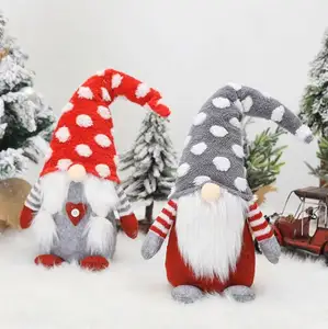 クリスマスの装飾クリスマスの装飾クリスマスツリーの装飾新年ノエルメリークリスマスの装飾家のための顔のないGnome人形