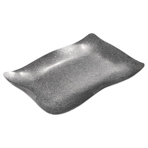 Plateau de café plat en or coréen <span class=keywords><strong>Assiette</strong></span> à dîner vintage en acier inoxydable <span class=keywords><strong>Assiette</strong></span> de stockage des aliments <span class=keywords><strong>Assiette</strong></span> rectangulaire pour plats de restaurant - Product Image 4