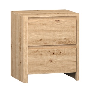 Sofá moderno de 2 cajones, mesa auxiliar, muebles de dormitorio, mesita de noche de madera, mesita de noche para dormitorio - Product Image 4
