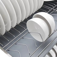 Caixing FYXL16 Gaveta Deslizante Moderna de Metal Nano para Talheres, Impermeável, Antiferrugem, com Múltiplas Prateleiras, Economia de Espaço para Cozinha