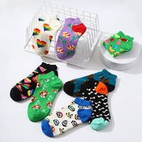 Chaussettes de sport respirantes pour hommes, en coton confortable, avec logo personnalisé, motif graphique OEM, pour cadeaux