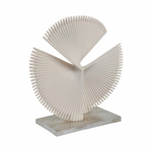 Scultura Astratta in Resina Oggetto Decorativo Moderno per Soggiorno Ufficio Esposizione su Scaffale Pezzo d'Arte Contemporanea - Product Image 2