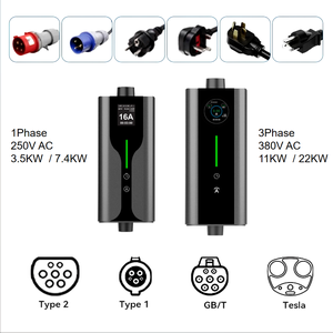Station de <span class=keywords><strong>recharge</strong></span> de <span class=keywords><strong>voiture</strong></span> <span class=keywords><strong>électrique</strong></span> portable 32A 22kw Chargeur de <span class=keywords><strong>voiture</strong></span> <span class=keywords><strong>électrique</strong></span> AC Type 2 Type 1 GBT Prise EU pour la <span class=keywords><strong>recharge</strong></span> de véhicules <span class=keywords><strong>électrique</strong></span>s à domicile - Product Image 6