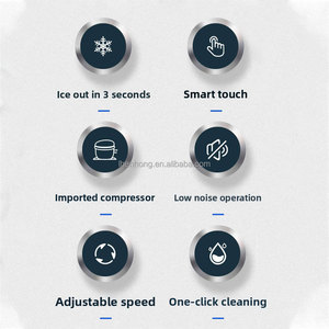 เครื่องทำน้ำแข็งเกล็ดหิมะอัตโนมัติคุณภาพสูง ขนาดเล็ก 220V สำหรับใช้ในเชิงพาณิชย์ ระบบระบายความร้อนด้วยอากาศ ทำจากสแตนเลส - Product Image 2