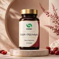 Complément Alimentaire Végétalien Quotidien pour la Santé Cardiaque et l'Énergie Cellulaire : Gélules de CoQ10 et PQQ Antioxydantes, Marque Privée OEM/ODM
