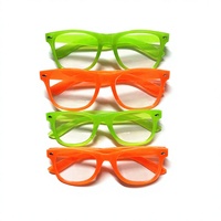 Lunettes 3D multicolores pour golf miniature, monture en résine, lumière optique nocturne, fluorescence Chromadepth, marque Rp