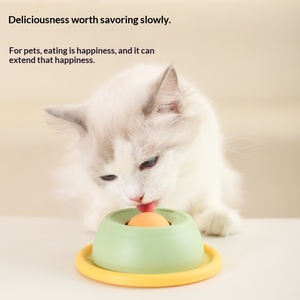 Anti Tip Licking Slow Feeder <b>Cat</b> <b>Toy</b> Self Entertainment Teeth Cleaning <b>Interactive</b> Pet Supplies - Product Image 3