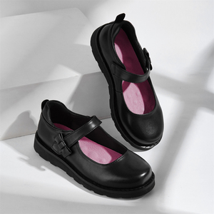 Prodotti di tendenza scarpe <span class=keywords><strong>da</strong></span> studente a scuola per ragazze scarpe basse e Casual <span class=keywords><strong>da</strong></span> bambino in tinta unita in pelle - Product Image 4