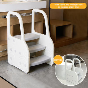 <span class=keywords><strong>Taburete</strong></span> Elevado Antideslizante para Niños, Escalón para Lavarse las Manos, <span class=keywords><strong>Taburete</strong></span> para Aprender a Ir al Baño - Product Image 2