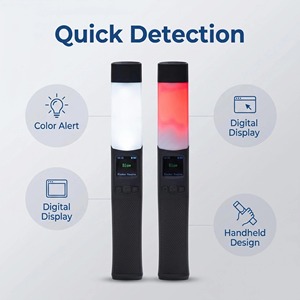 Testeur d'<span class=keywords><strong>alcool</strong></span>émie portable anti-reflux unidirectionnel avec capteur à pile à combustible au platine et lampe torche intégrée AT7600 - Product Image 1