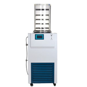 Mini petit lyophilisateur industriel de machine sous vide entièrement d'acier inoxydable ordinaire vertical utilisé dans les domaines biochimiques et alimentaires - Product Image 3