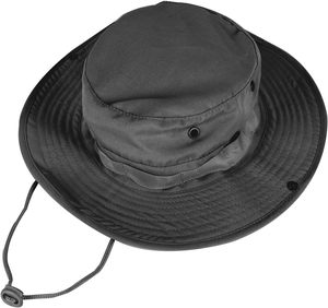 High Quality Vented Outdoor Safari Waterproof <b>Hat</b> Custom Rubber Patch <b>Bucket</b> <b>Hat</b> <b>With</b> Removable <b>String</b> - Product Image 4