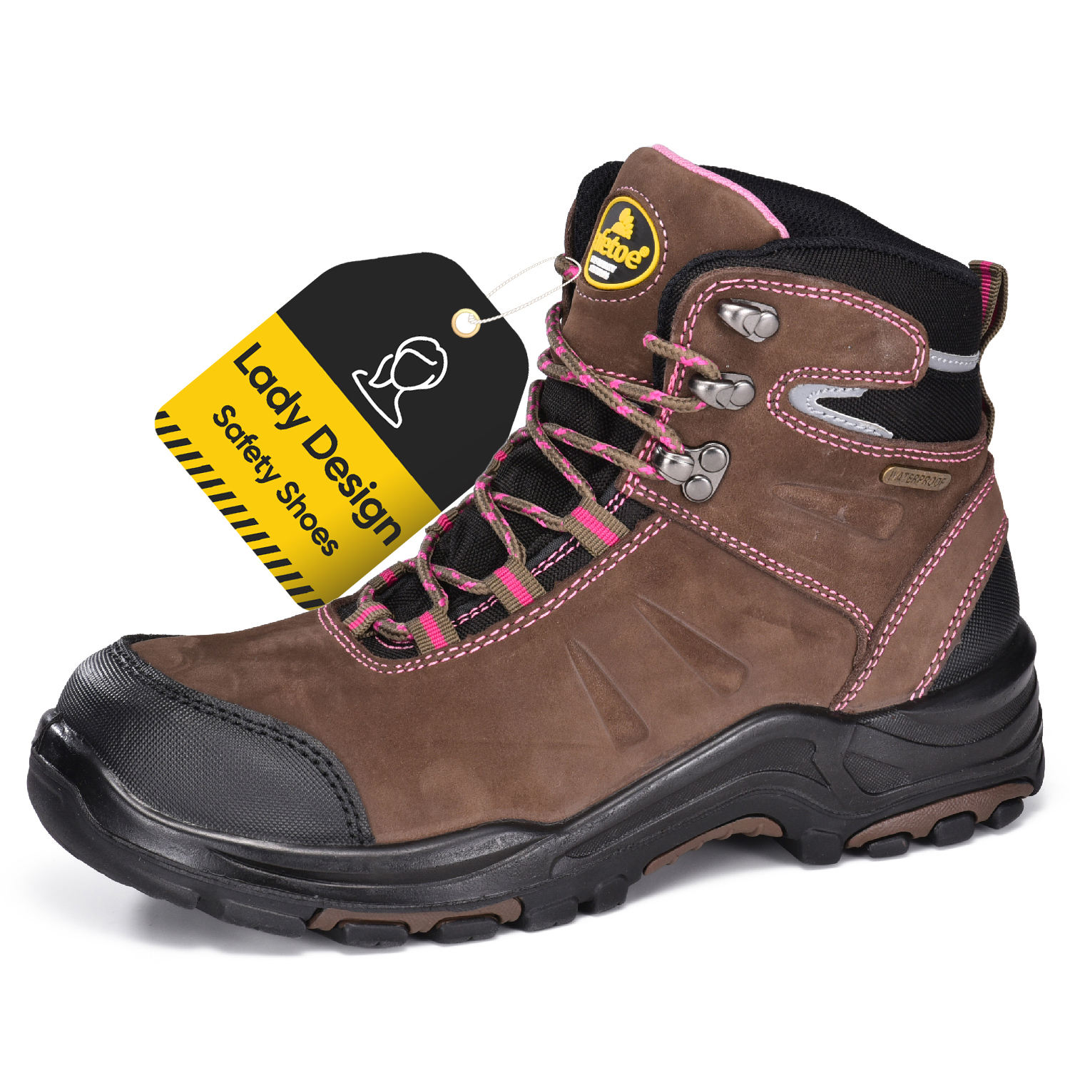 Toe Work Boots For Most Comfortable Women's Safety Toe Shoes