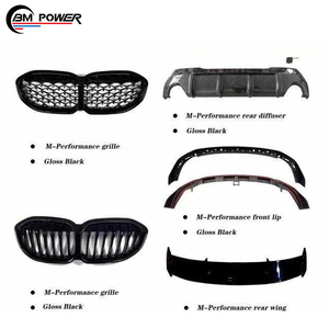 Kit Carrozzeria Design MP per <span class=keywords><strong>Serie</strong></span> <span class=keywords><strong>1</strong></span> <span class=keywords><strong>F40</strong></span> Labbro Anteriore Diffusore Posteriore Griglia Anteriore Spoiler Posteriore per Aggiornamento <span class=keywords><strong>Serie</strong></span> <span class=keywords><strong>1</strong></span> <span class=keywords><strong>F40</strong></span> Kit Carrozzeria Auto Ricambio - Product Image 3
