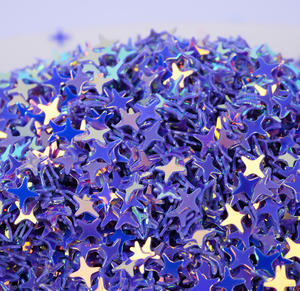 Gran oferta, PVC, Holigraphic, brillo de las cuatro estrellas Shuriken para decoración de uñas - Product Image 4