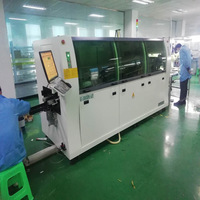 Machine à souder à la vague électropneumatique entièrement automatique et contrôlée par ordinateur Jinlida, système de dépôt à double vague