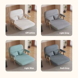 Canapé-<span class=keywords><strong>lit</strong></span> léger et pliable pour hôtel, bureau ou salon, avec accents dorés, idéal pour l'hébergement temporaire - Product Image 4