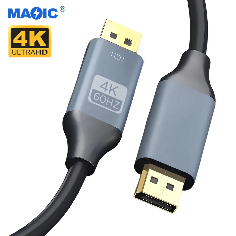 Personalizado 4K 1080P Displayport DP para HDMI 1.3B macho para fêmea cabo adaptador suporte 1080p DP para adaptador HDMI