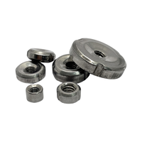 Écrou à souder rond M6 à trois rainures pour tube, insert de manchon interne, bouchon de tuyau en acier au carbone, fabricants de quincaillerie, boulons et écrous