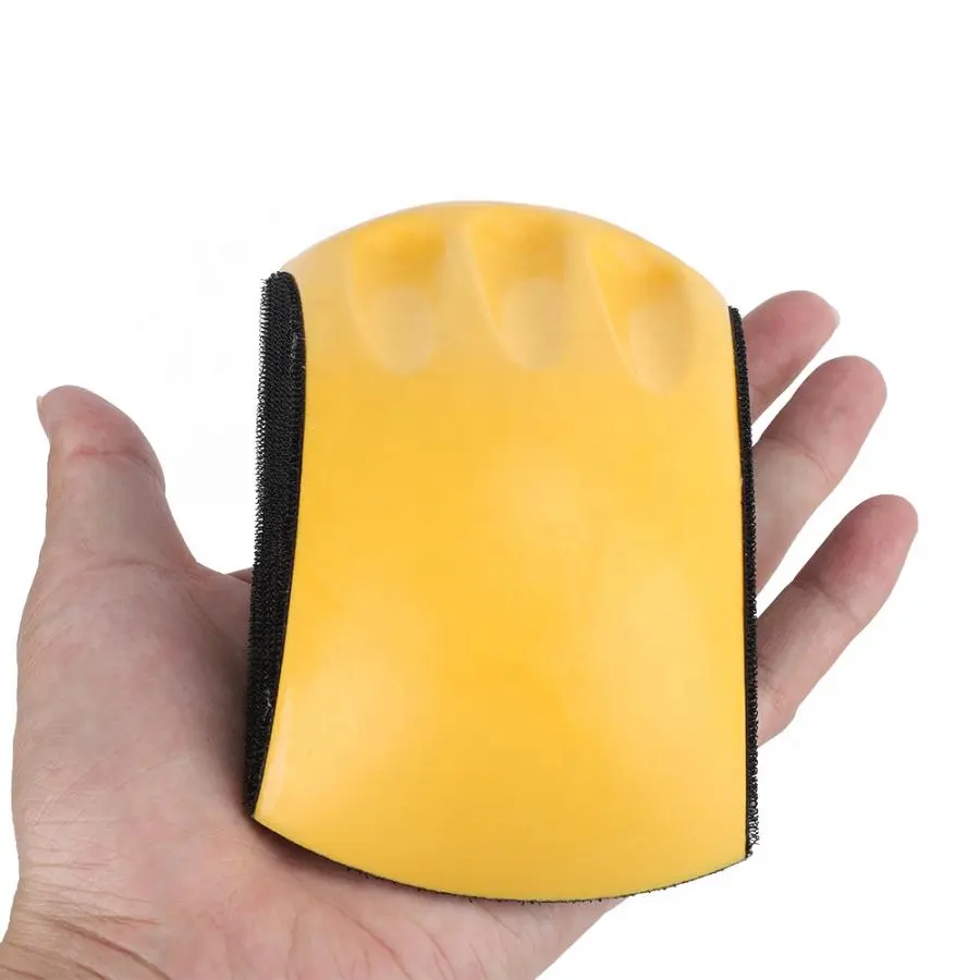 Hand Abrasive Disc Type Sanding Paper for Wood Furniture Car Hand Sanding Pad PUR Sanding Block Grinding Holder