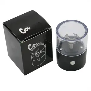 Custom Wholesale Colorful USB Plastic Tobacco Grinder For Smoking Mini Small Herb Grinder Electric