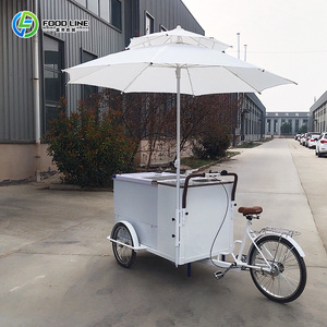 Chariot de glaces à prix abordable, chariot de glaces Los Angeles, chariot de glaces avec cadre de topper, chariot de glaces avec vélo - Product Image 4