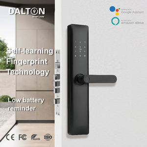 Serrure <span class=keywords><strong>de</strong></span> porte intelligente numérique à empreinte digitale biométrique caméra porte <span class=keywords><strong>de</strong></span> sécurité en aluminium/acier Tuya Smart App Card Key Access Cloud Password - Product Image 3