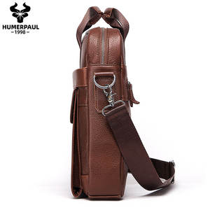 HUMERPAUL Nuova <span class=keywords><strong>Borsa</strong></span> a <span class=keywords><strong>Tracolla</strong></span> da <span class=keywords><strong>Uomo</strong></span> in Vera <span class=keywords><strong>Pelle</strong></span> 100% Economica Borse a Mano di Grande Capacità Borse a <span class=keywords><strong>Tracolla</strong></span> per <span class=keywords><strong>Uomo</strong></span> - Product Image 3