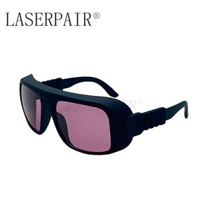แว่นตา LASERPAIR สีชมพูระดับพรีเมียม 755 นาโนเมตร 808 นาโนเมตร แว่นตาป้องกันเลเซอร์สำหรับผู้ชายและผู้หญิง - Product Image 1