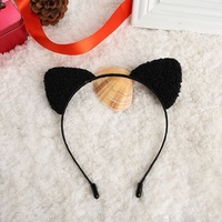 Serre-tête et pinces à cheveux style coréen avec oreilles de chat mignonnes pour femmes, accessoires capillaires pour festivals, fêtes et cosplay, support ODM personnalisé, vente en gros