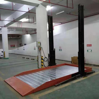 Élévateur de stationnement double colonne pour voitures, pour un stockage efficace des véhicules