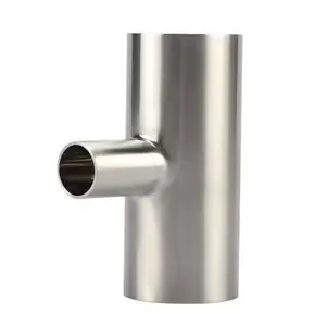 Manufacturer's Price Sanitary Stainless Steel Custom Welding Reducing Tee And Reducer Tube Connector Fitting