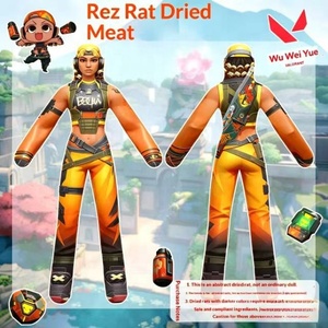Alfombrilla de ratón <span class=keywords><strong>Valorant</strong></span> para embarazadas, periférico de juego con marco de alambre incorporado, muñeco de peluche abstracto de cualquier forma - Product Image 2