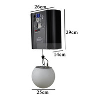 Système d'Éclairage Cinétique LED Balle Cinétique LED Disque LED Pleine Couleur