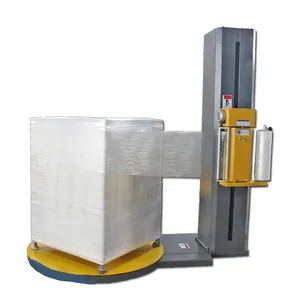 Pallet Wrapping Machine Stretch Wrapper Auto Tray Box Turntable Pallet Stretch Wrap Machine