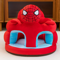 Canapé pour bébé, adorable canapé-lion pour bébé avec dossier, sécurité, mousse antidérapante, chaise longue pour tout-petit, pour salon, chambre à coucher