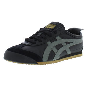 Onitsuka Tiger Mexico 66 Unisex <b>Shoes</b> <b>Size</b> <b>4</b>, Color: Black/Grey/Gold - Product Image 2