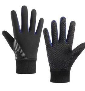 Gants chauds pour l'automne et l'hiver, antidérapants, résistants aux éclaboussures d'eau, résistants au froid, cinq doigts, vente en gros, épais, résistants au froid - Product Image 2