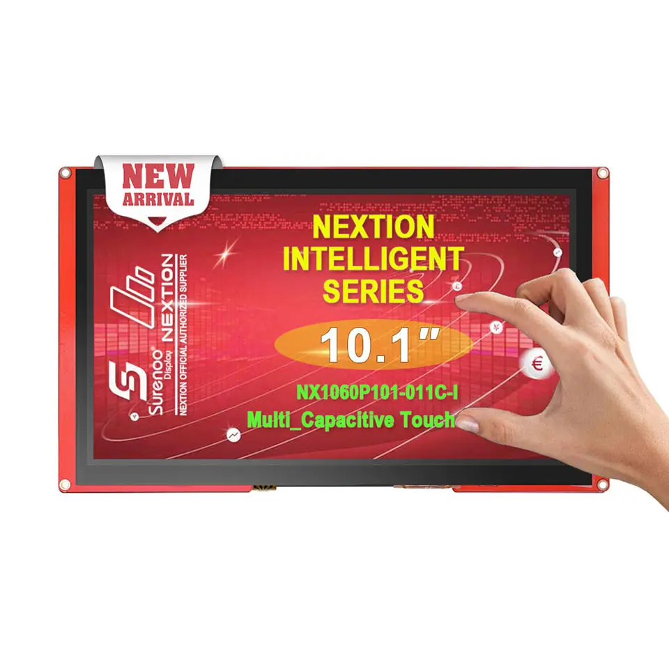 10.1 "NX1060P101_011C_I 1024*600 Nextion 지능형 디스플레이 직렬 HMI LCD 모듈 스크린 LCM w/ Multi_Capacitive 터치 패널