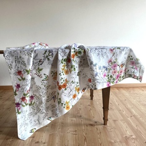 2024 Plant Printing Patterns <b>Table</b> <b>Linens</b> Fabric French Luxury Flax 100% Pure <b>Linen</b> <b>Table</b> <b>Cloth</b> Custom Size for Home Hotel - Product Image 2