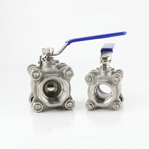 Vanne à bille en acier inoxydable 304, trois pièces, haute <span class=keywords><strong>pression</strong></span>, filetage interne DN15/20/25/32/40/50 - Product Image 2